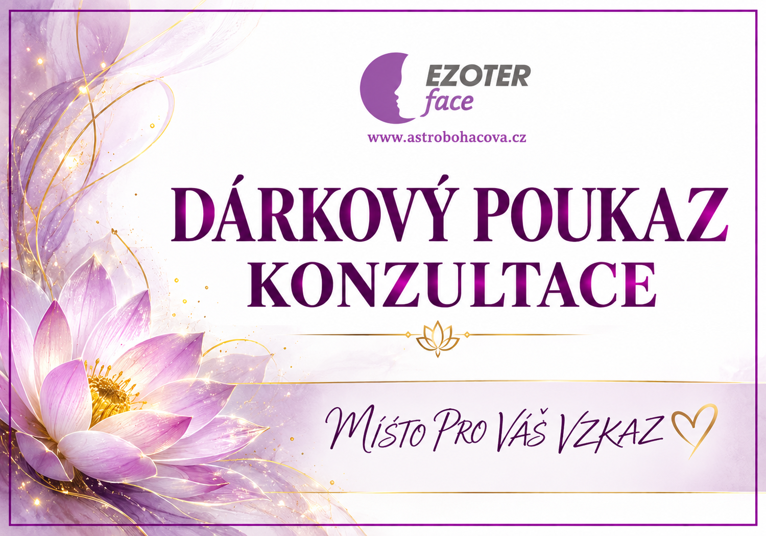 DARUJTE POUKAZ - PŮL HODINY