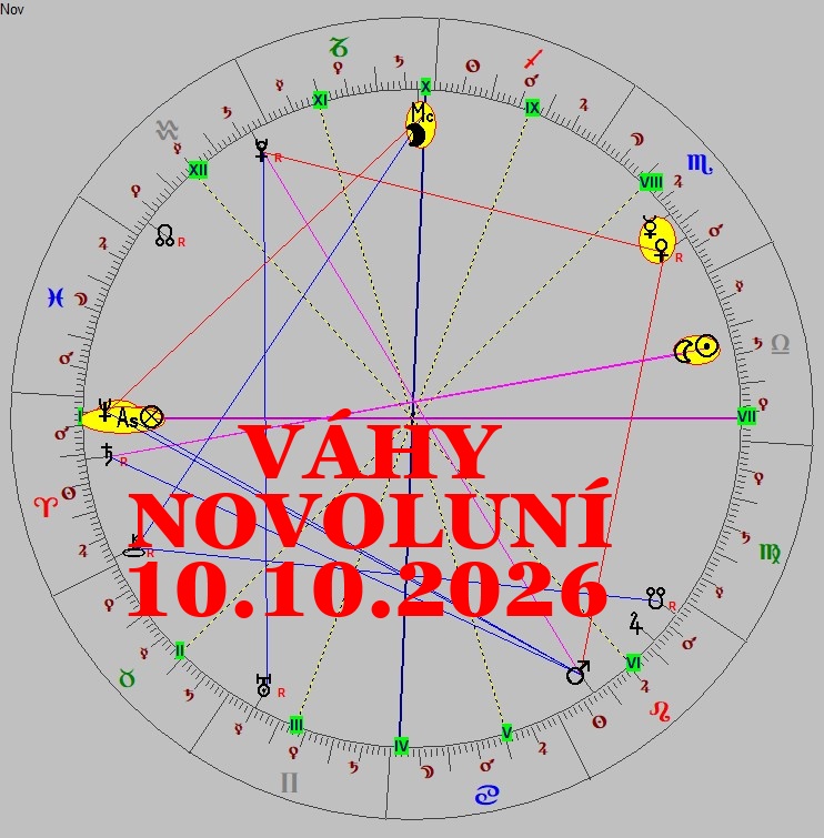 VÁHY NOVOLUNÍ 10.10.26