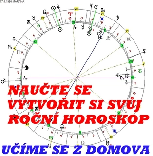 UČÍME SE - ROČNÍ HOROSKOP, JAK NA TO?