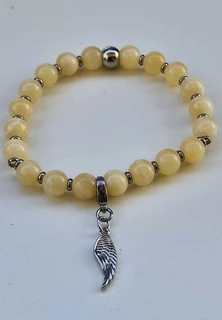 KALCIT andělská křídla 3 čakra  