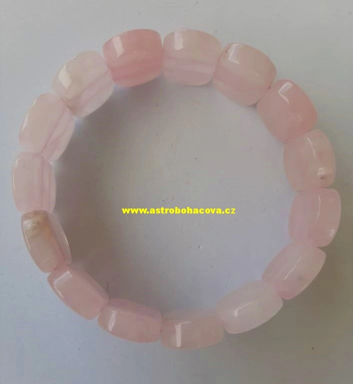 Náramek mugle ovály růženín