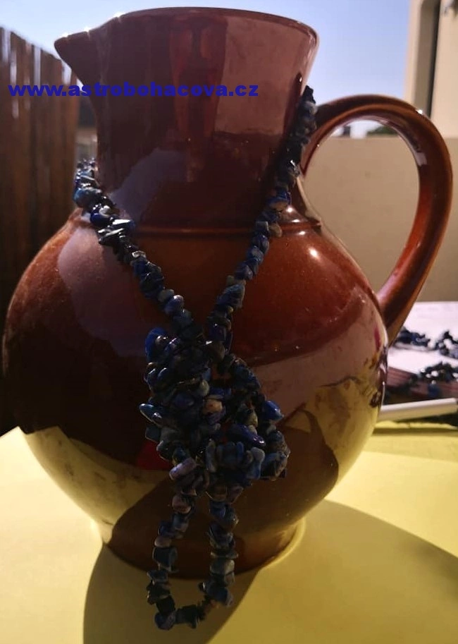 LAPIS LAZULI NÁHRDELNÍK 38 CM 