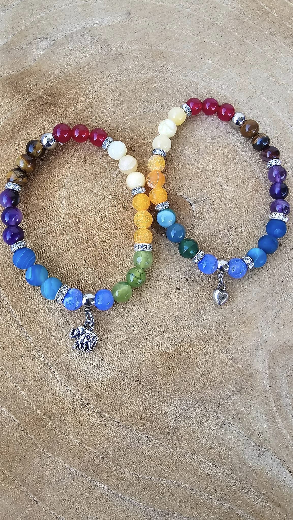 ČAKROVÝ NÁRAMEK - SLON PRO ŠTĚSTÍ