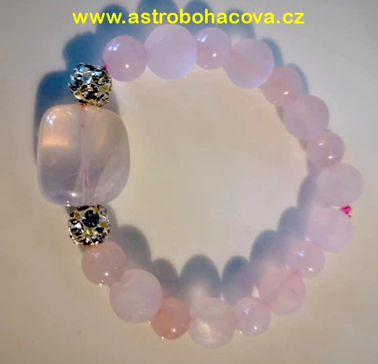 RŮŽENÍN NÁRAMEK+ VELKÝ KÁMEN