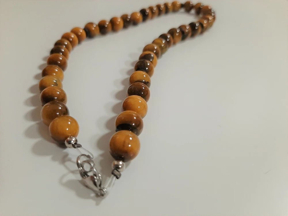 TYGŘÍ OKO NÁHRDELNÍK 21 CM