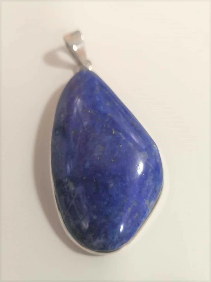 LAPIS LAZULI PŘÍVESEK, STŘÍBRO