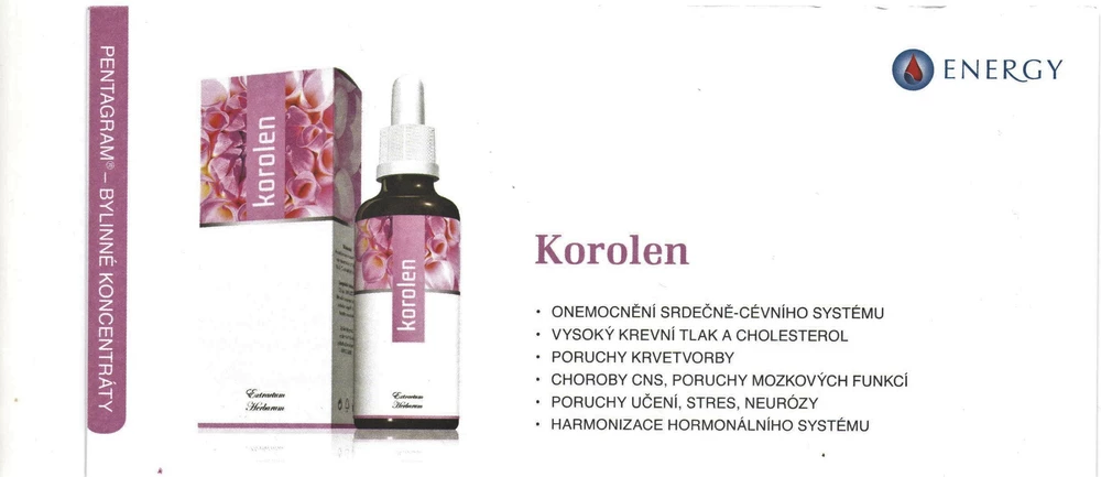 KOROLEN - SRDCE, CÉVY, TLAK, TENKÉ STŘEVO 