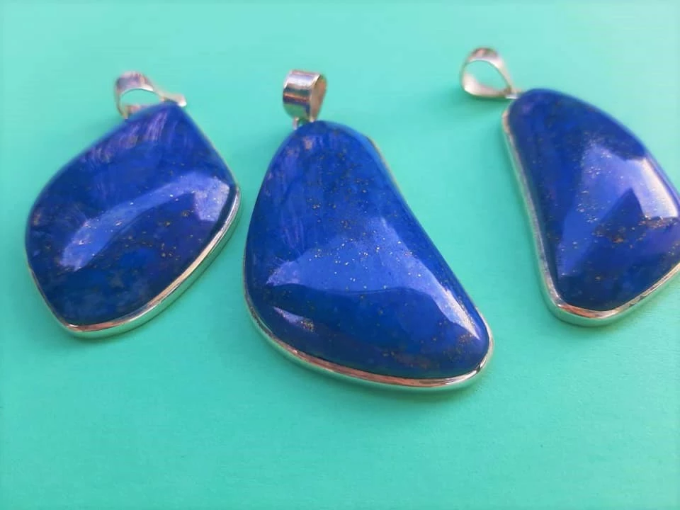 LAPIS LAZULI - STŘÍBRO Ag 925