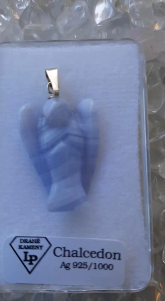 CHALCEDON ANDĚL STŘÍBRO