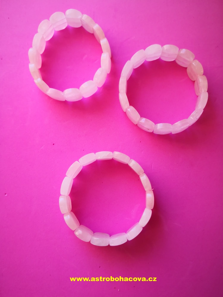 Náramek mugle ovály růženín