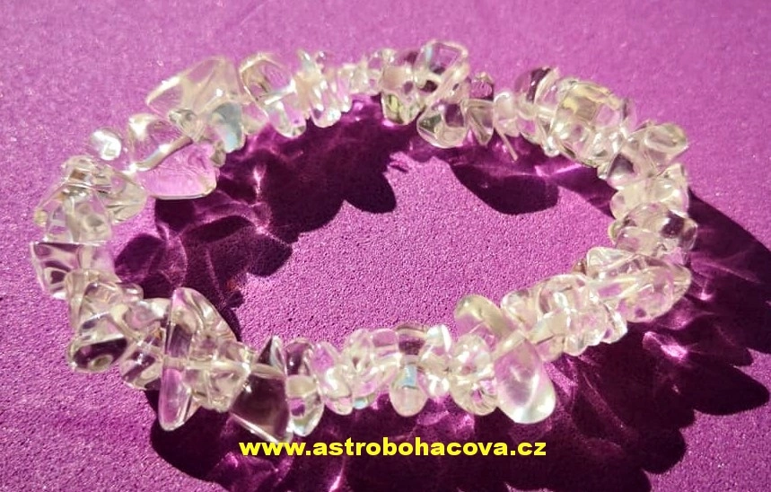 KŘIŠTÁL NÁRAMEK 8 CM