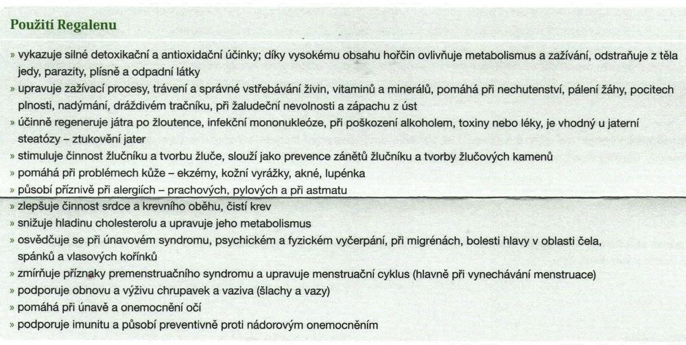REGALEN -ČISTÍ JÁTRA