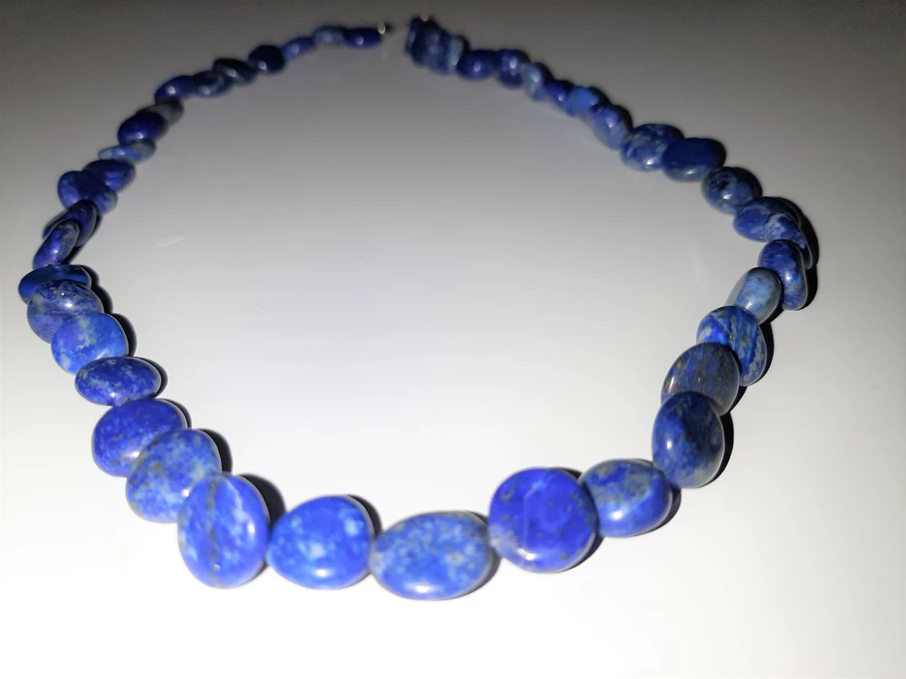 LAPIS LAZULI PECIČKY - NÁHRDELNÍK 