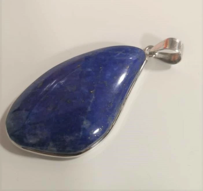 LAPIS LAZULI PŘÍVESEK, STŘÍBRO