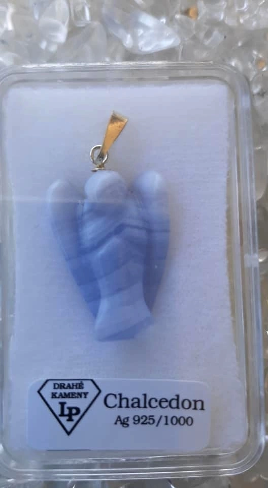 CHALCEDON ANDĚL STŘÍBRO
