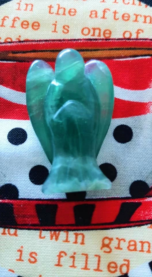 FLUORIT  ANDĚL  4-4,5 CM 