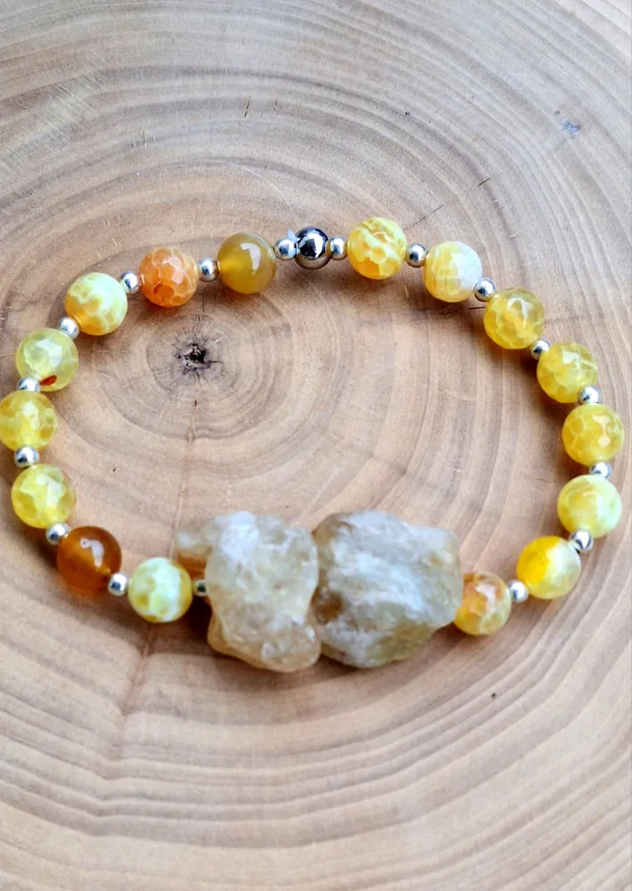 CITRÍN SUROVINA+ ACHÁT 