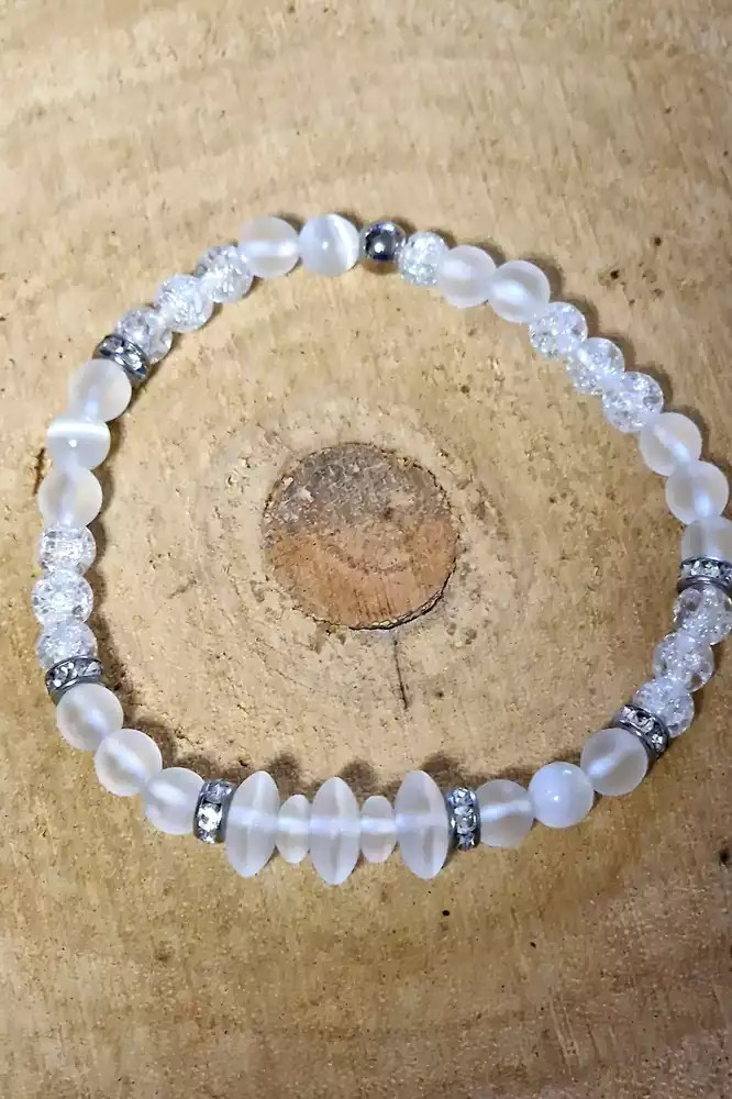 KŘIŠTÁLOVÉ PLÁTKY + sekaný křištál