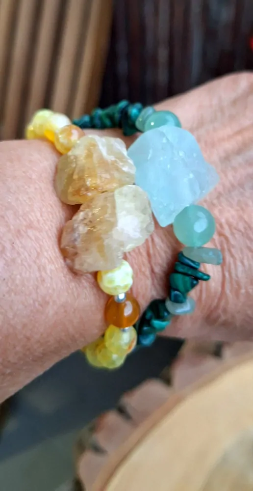 MALACHIT - AVANTURIN -FLUORID