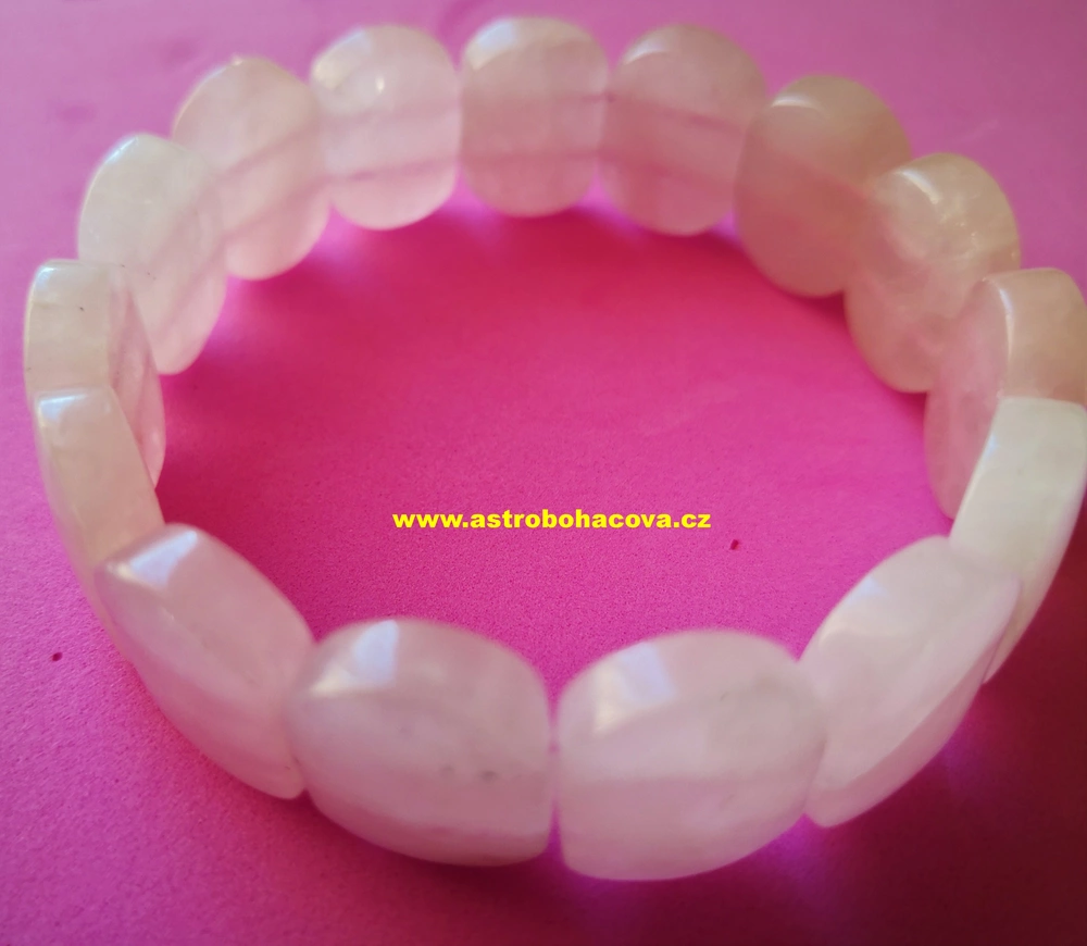 Náramek mugle ovály růženín