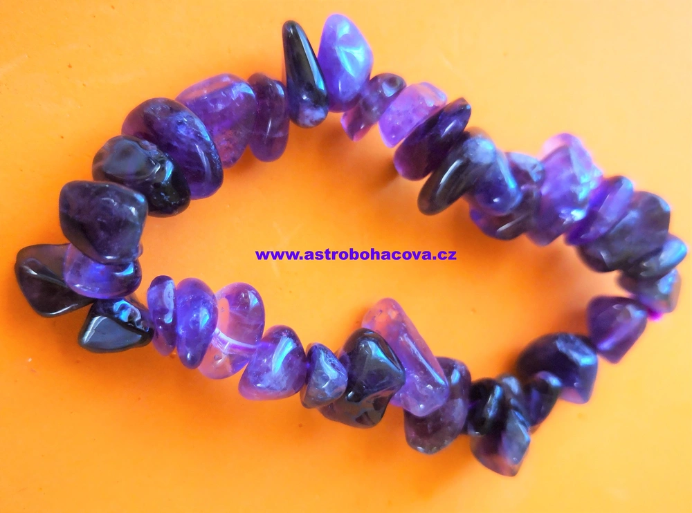 AMETYST -Náramek velké kameny 