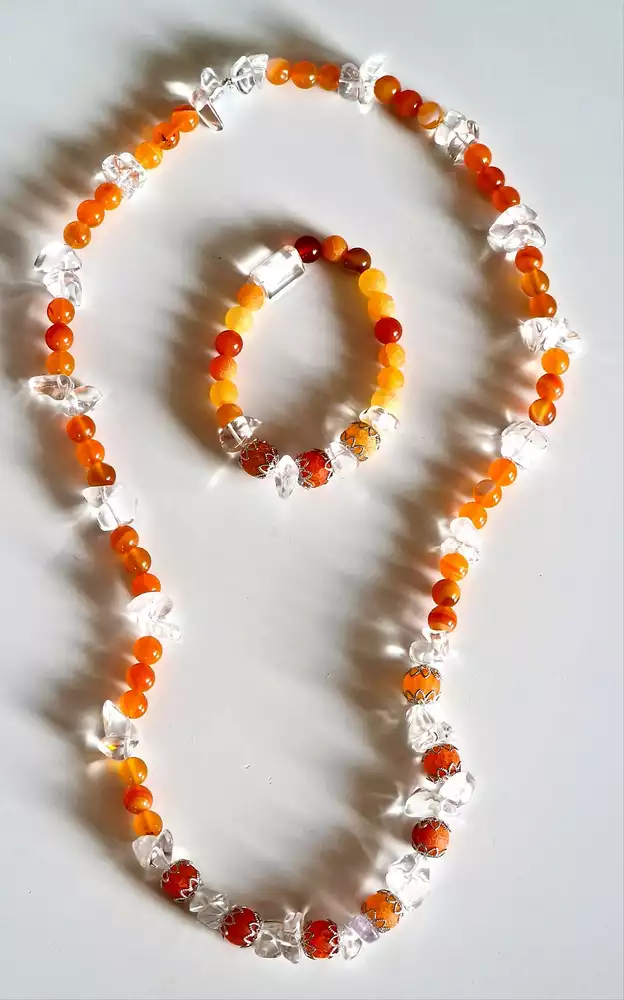 ACHÁT NÁHRDELNÍK 2. ČAKRA 