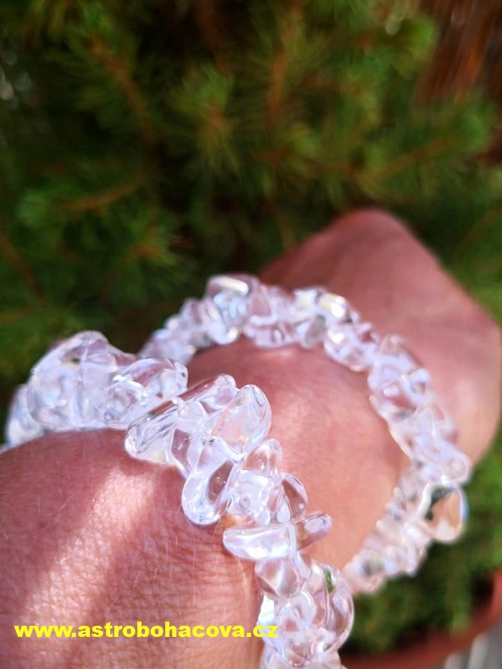 KŘIŠTÁL NÁRAMEK 8 CM