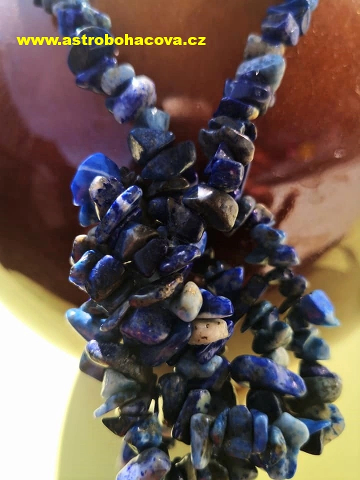 LAPIS LAZULI NÁHRDELNÍK 38 CM 
