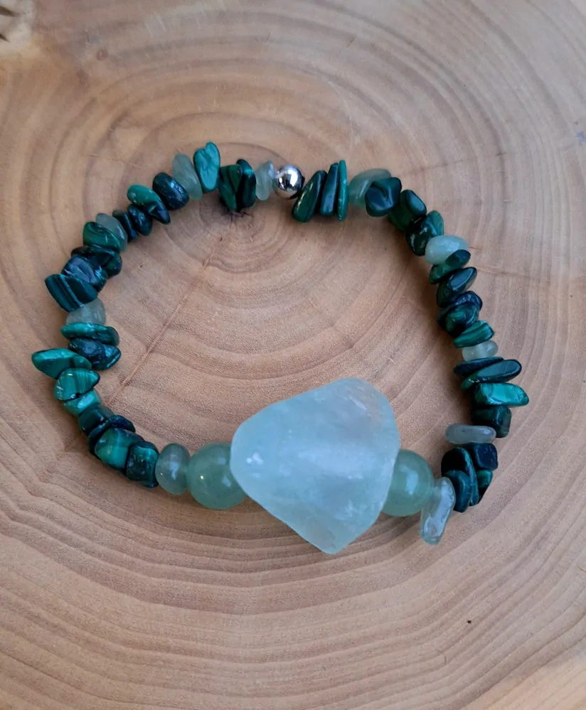 MALACHIT - AVANTURIN -FLUORID