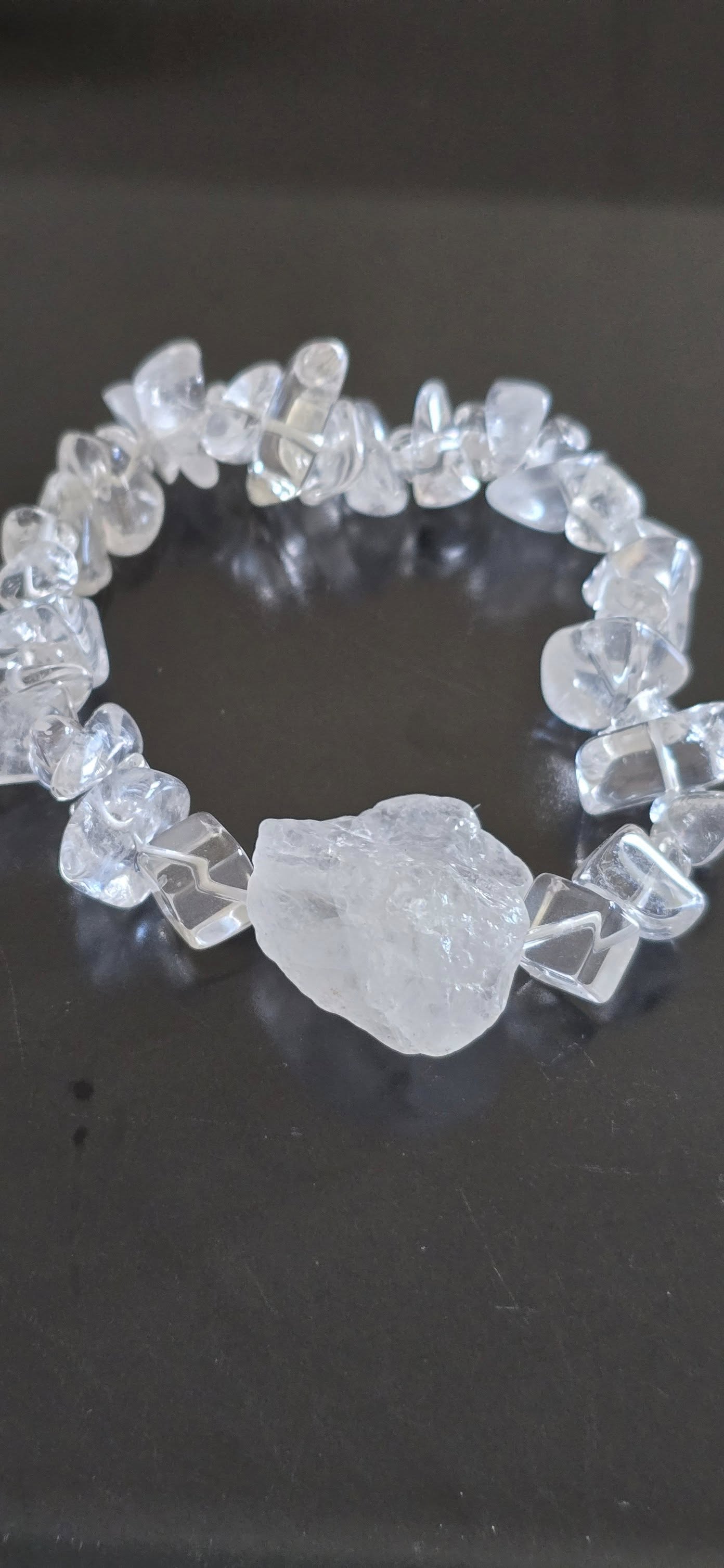 KŘIŠTÁL SUROVINA + NÁRAMEK 